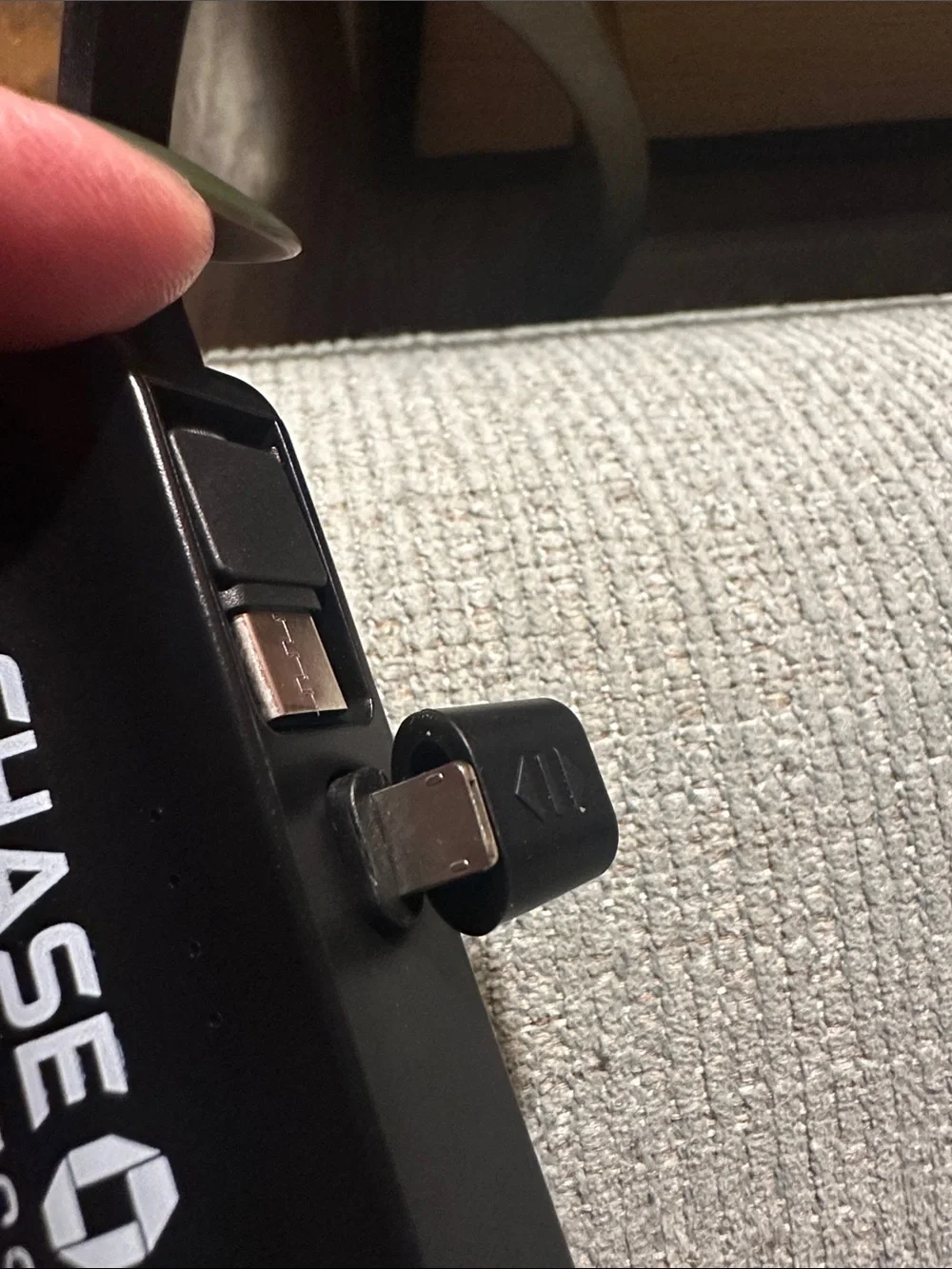 Black Portable USB Charger Power Bank
